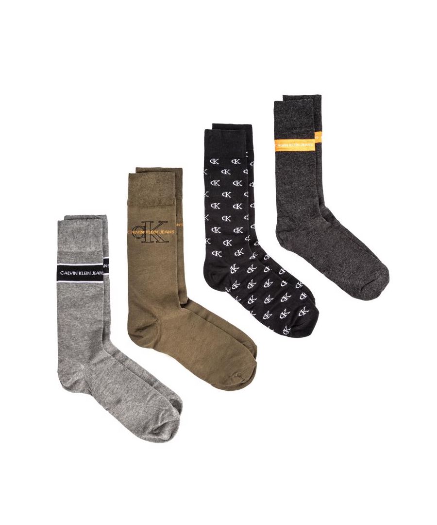 Calvin Klein vier paar combo-sokken