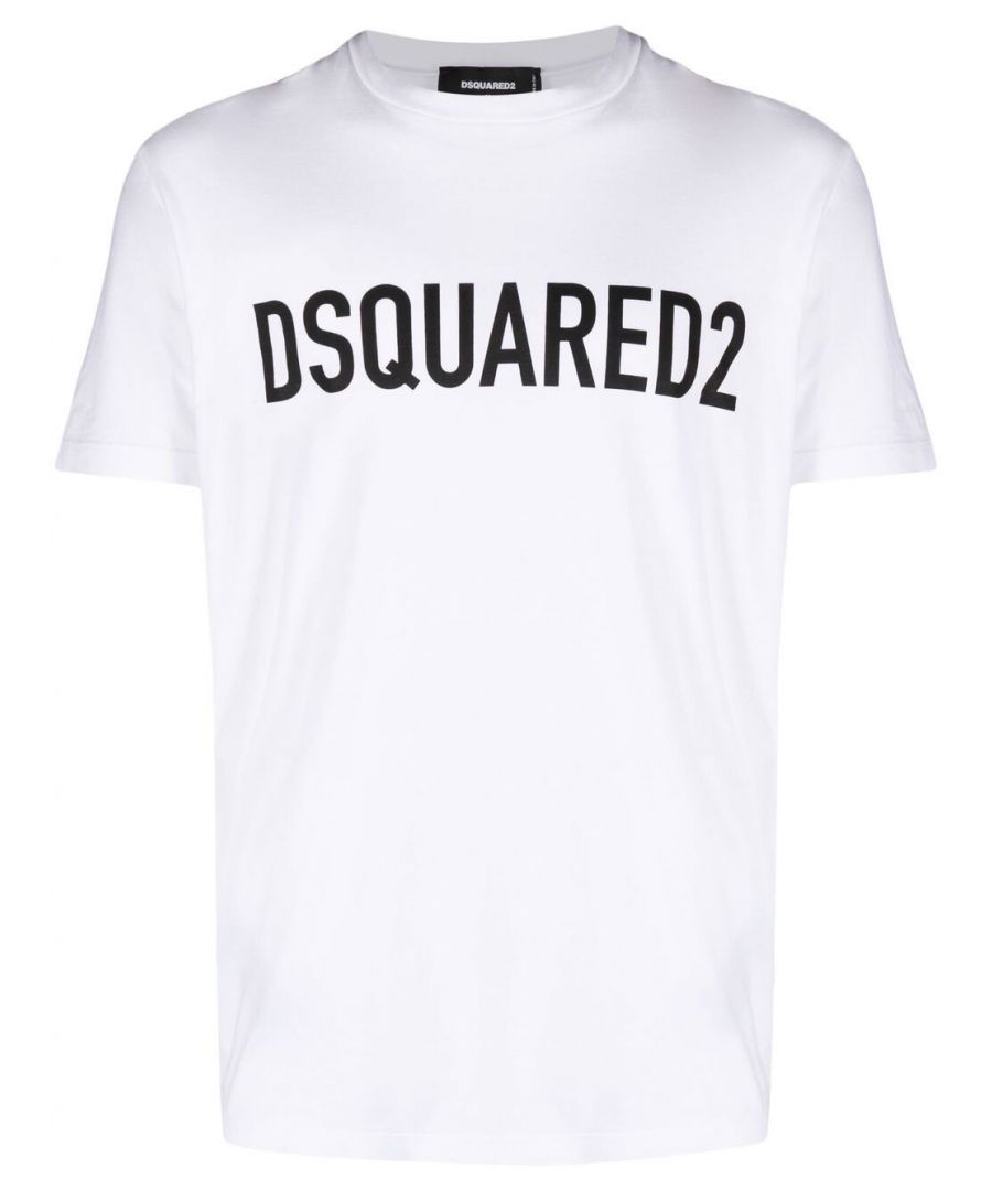 Showcasing an unmistakable design, this T-shirt from Dsquared2 is instantly recognisable thanks to the contrasting logo printed across the chest.\n\n\nMade in Italy
