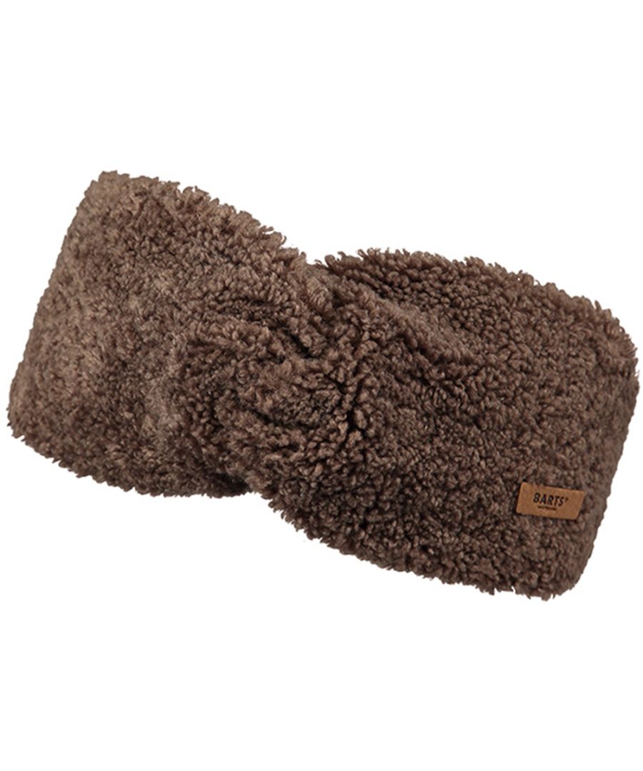 The Teddyanne Headband is made of soft faux teddy fur with a knotted detail on the front. It has a fleece lining and elastic at the back for a wider fitting range.