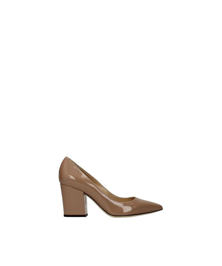 Image for Sergio Rossi Pumps Sergio Women Patent Leather Beige Leather