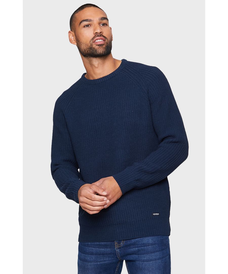 This jumper from Threadbare is knitted in a soft yarn for comfort and has a crew neck with ribbed cuffs and hem. A great style to keep you warm this season. Other colours available.