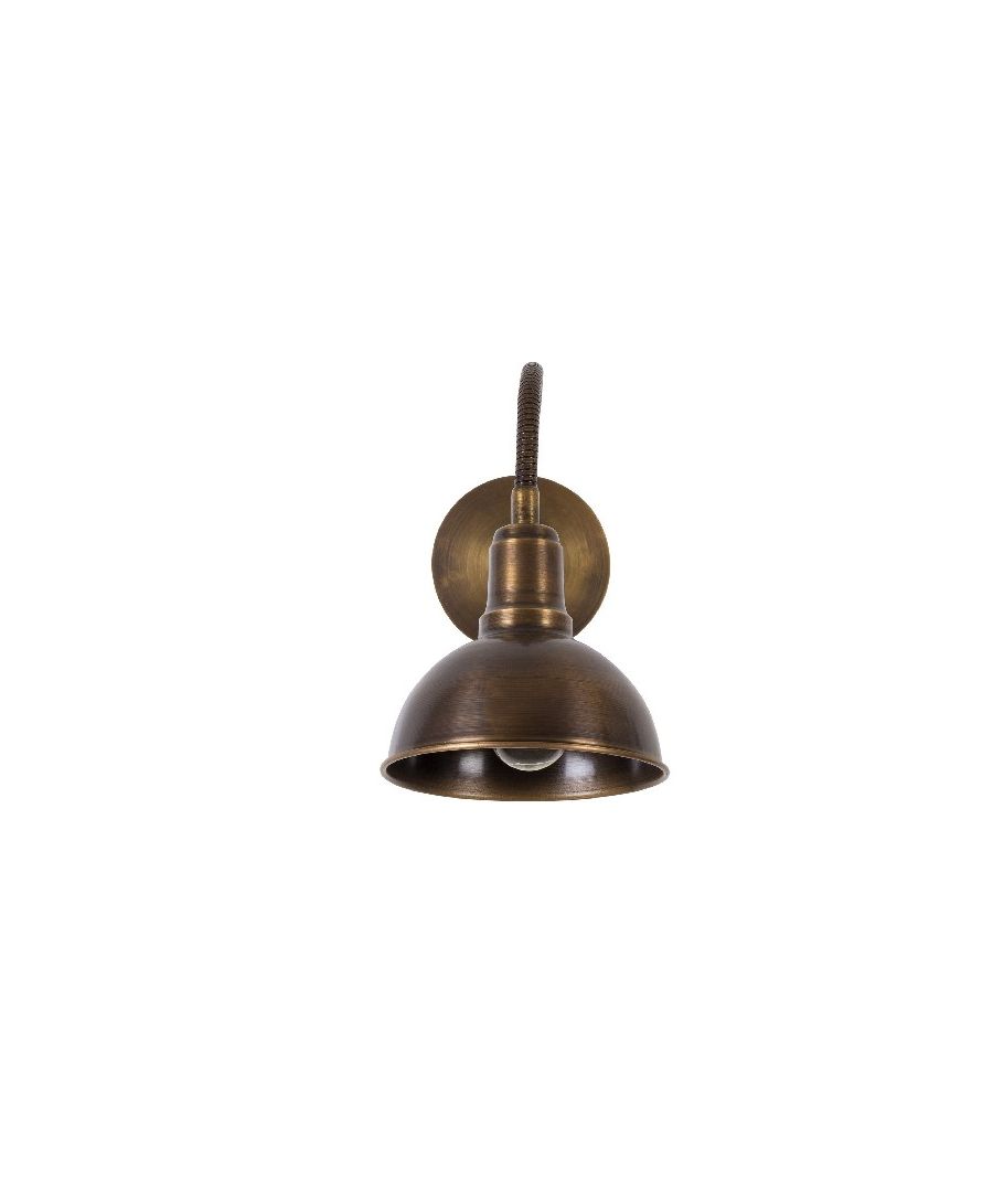 This wall lamp is the perfect solution to light your home or office in style. Thanks to its design it is ideal for living and sleeping areas. Mounting kit included, easy to clean, easy to assemble. Color: Copper | Product Dimensions: W16xD44xH16 cm | Material: Metal | Power: 1 x E27, Max 100W | Product Weight: 0,3 Kg | Bulb: Not Included | Packaging Weight: 0,55 Kg | Number of Boxes: 1 | Packaging Dimensions: W20xD20xH23 cm.