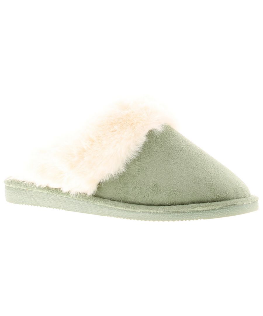 Image for Dunlop Tilly Womens Mule Slippers sage
