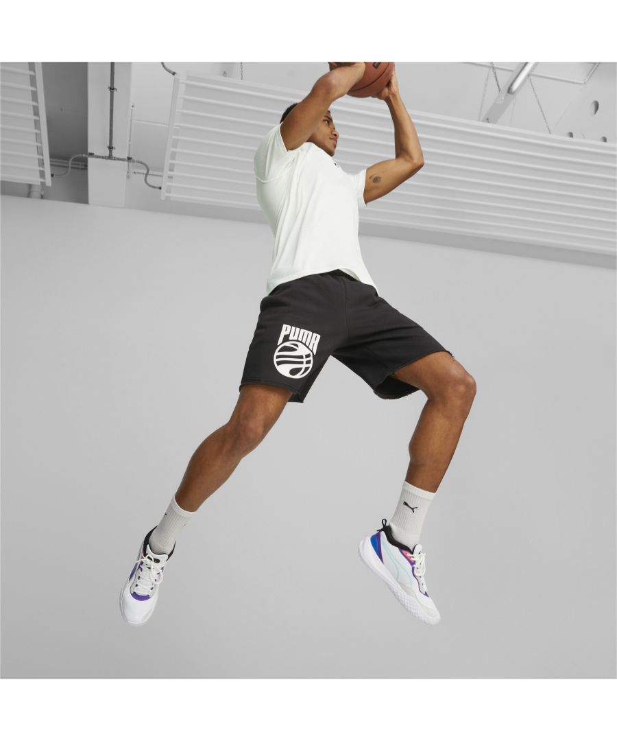 Puma Mens Posterize Basketball Shorts - Black - Size X-Large