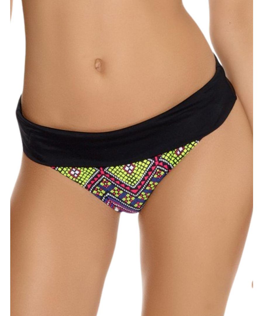 Freya Womens 3141 Byzantine Fold Bikini Brief - Multicolour - Size 8 UK