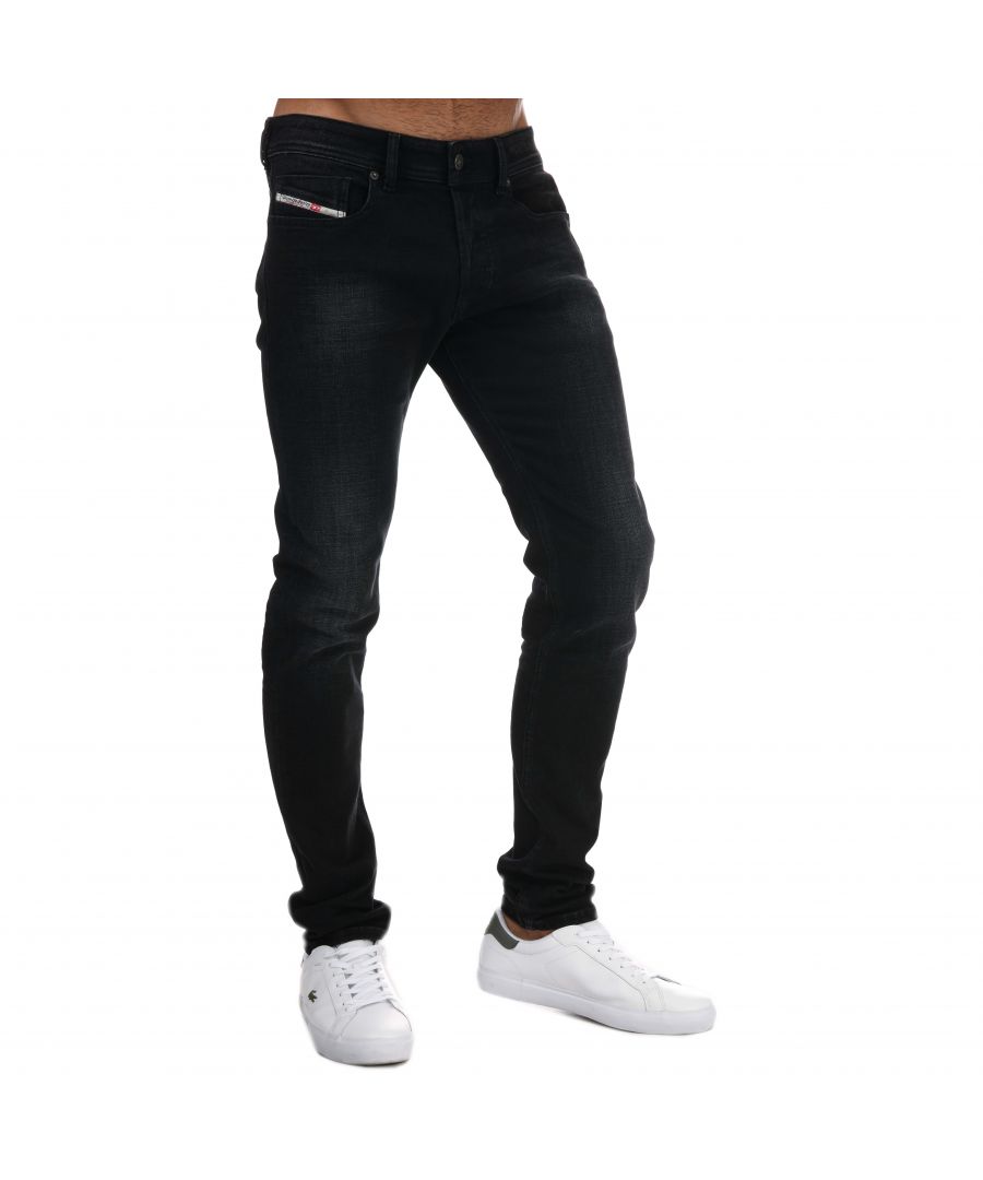 Image for Men's Diesel Sleenker-X Skinny Jeans in Black