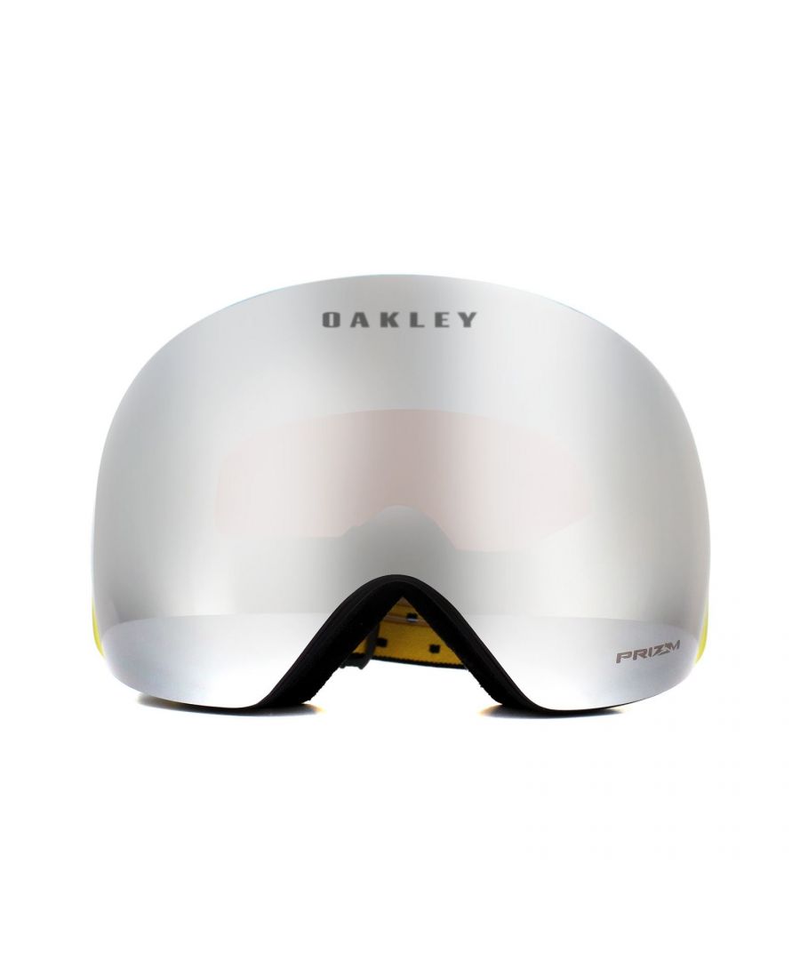 Image for Oakley Ski Goggles Flight Deck OO7050-68 Blockography Burnished Prizm Snow Black Iridium