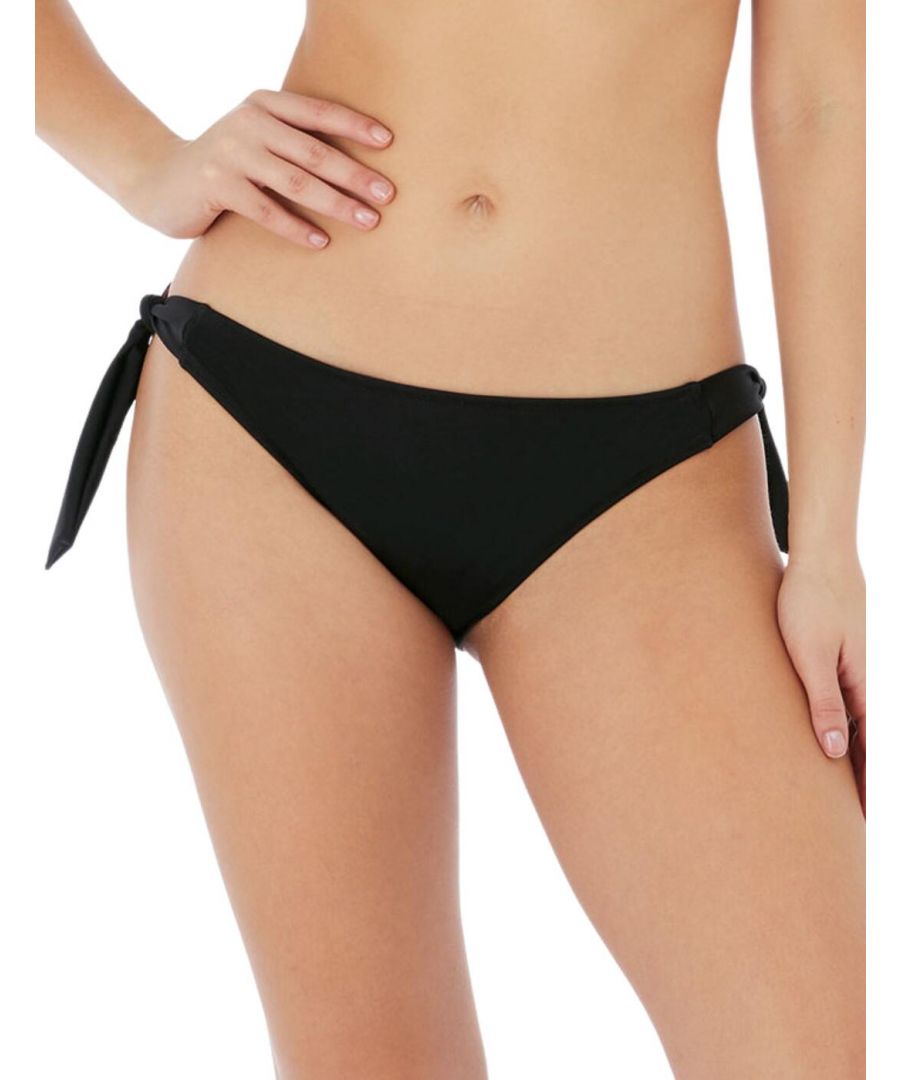 Freya Womens Coco Wave Bikini Brief - Black Polyamide - Size X-Large