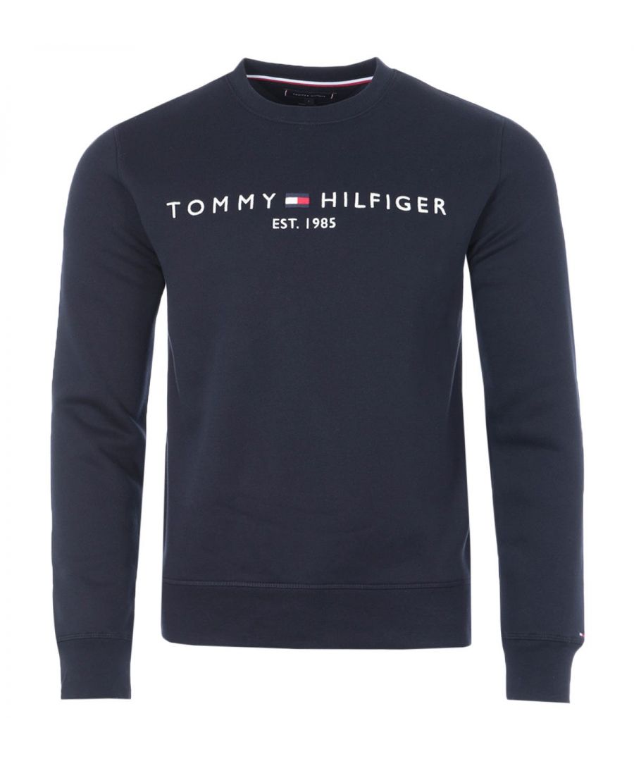 Heren sweater van het merk Tommy Hilfiger. De sweaters van Tommy Hilfiger zijn gemaakt van biologisch katoen, en hebben een normale pasvorm. Het zachte katoen zorgt voor een heerlijk draagcomfort.  Merk: Tommy HilfigerModelnaam: Logo SweaterCategorie: heren sweaterMaterialen: biologisch katoen, gerecycled polyesterKleur: blauw