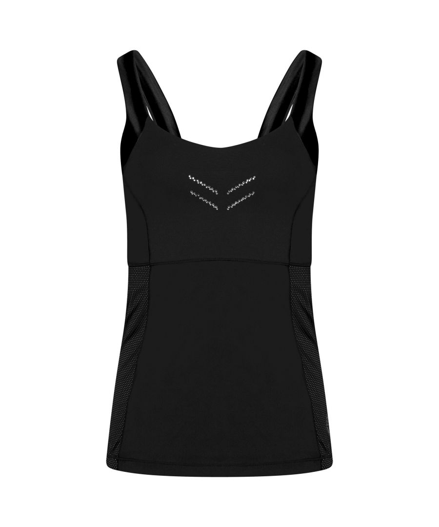 Image for Dare 2B Womens/Ladies Crystallize Recycled Fitted Vest (Black)