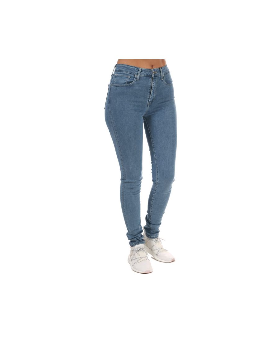 Image for Women's Levis 721 High Rise Skinny Jeans Light Blue 25Sin Light Blue