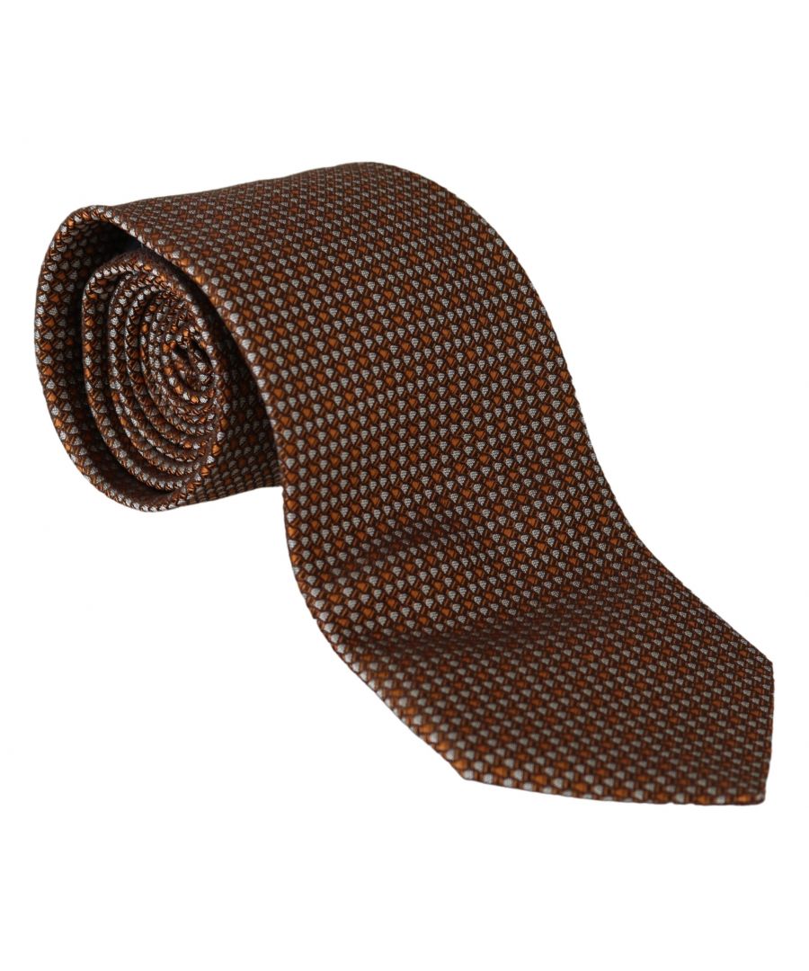 DOLCE & GABBANA. \nAbsolutely stunning, 100% Authentic, brand new with tags Dolce & Gabbana exclusive tie. This item comes from the exclusive Main line Dolce & Gabbana collection.\nColor: Brown Patterned\nMaterial: 100% Silk. \nWidth: 8cm\nMade In Italy. \nOriginal tags & store bag follow with this item.