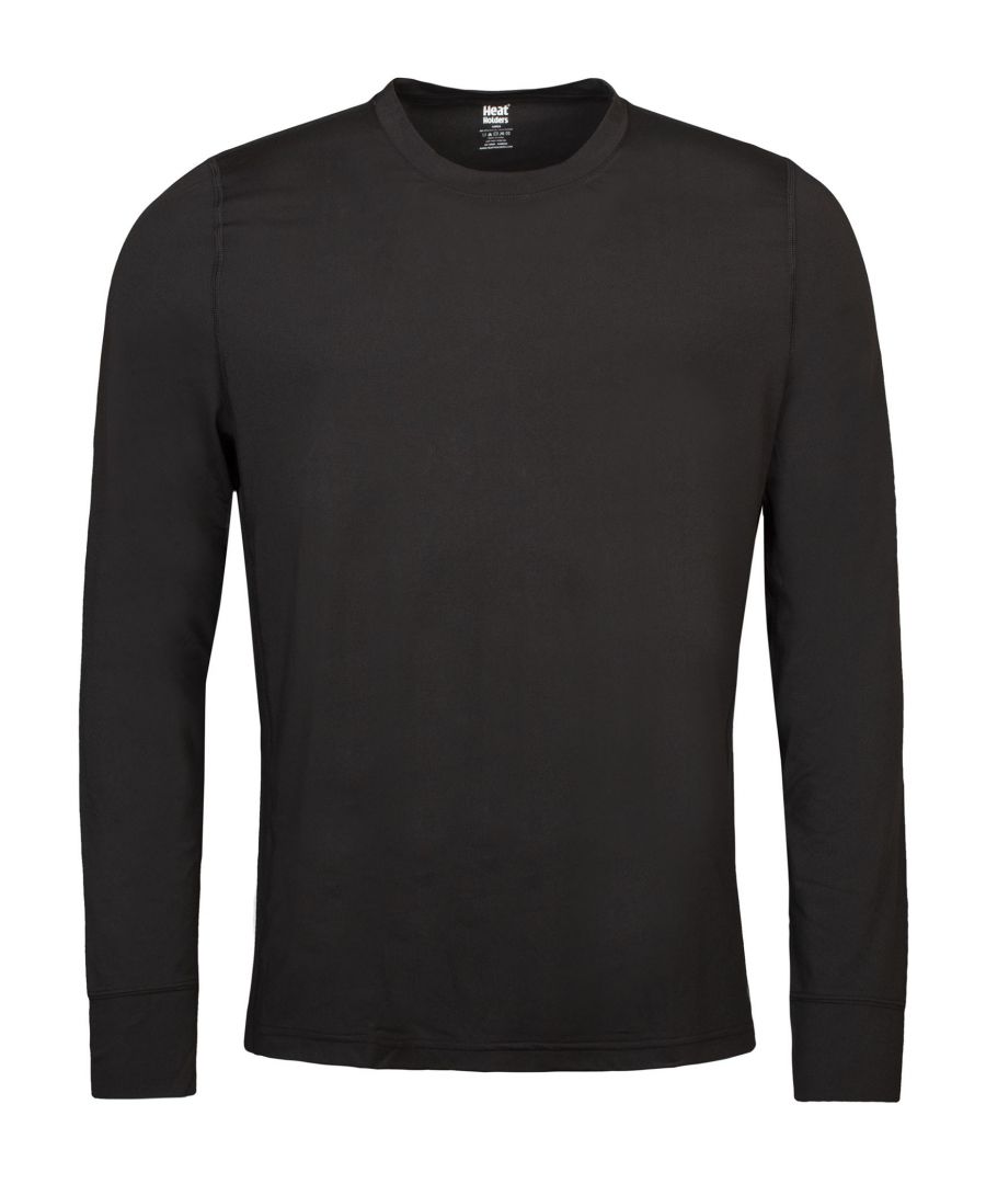Heat Holders - Men’s Long Sleeve Thermal T-ShirtIf you’re in need of casual wear but with a bit more warmth for the colder days, Heat Holders Performance Long Sleeve T-Shirt is a supremely comfortable and practical t-shirt, designed and built for all-day wear.The technical fabric features multi-directional stretch, for ease of motion and shape-retention; meanwhile, the exceptionally soft finish inside and out ensures next to skin comfort. Also included are side panels and a comfort armhole design for an exceptional fit and enhanced comfort.They also include moisture management which means even though these t-shirts are designed for warmth and keeping warm air close to the skin, they won’t cause excess sweat as they can wick away moisture from the body.The flat seam construction is designed in such a way that it reduces irritation against the skin which adds to the overall comfort of the shirt, even if you end up doing a bit of hiking or exercise.Ideal for casual wear, layering, or simply lounging around the home, the Heat Holders apparel range comprises versatile clothing to make your life warmer! Their versatility makes these pieces great for an extremely diverse range of activities, ranging from going to the gym, through walking and hiking, to simply doing the shopping.These long sleeve T-Shirts are available in Black or Grey and are made from: 88% Polyester, 12% Elastane. They have 6 size options: XS, S, M, L, XL & XXL and are Machine Washable.Extra Product DetailsHeat Holders Men's T-ShirtLong Sleeve LengthMicro Brushed FabricAnatomical FitFlat Seam ConstructionMoisture Wicking PropertiesHybrid Crew NeckIdeal For Casual Wear2 Colour OptionsEnhanced Comfort6 Sizes AvailableMachine Washable