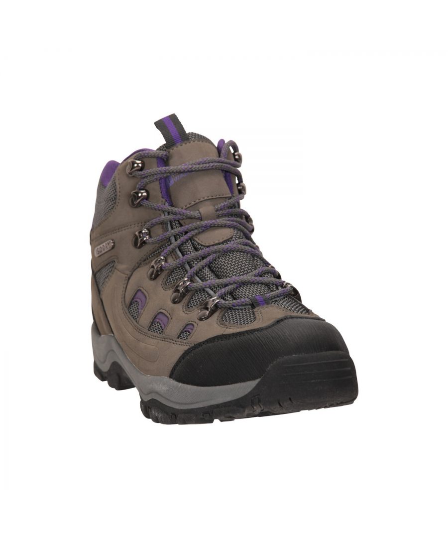 Mountain Warehouse Womens/Ladies Adventurer Waterproof Walking Boots (Grey) - Size UK 8.5 - Secret Sales