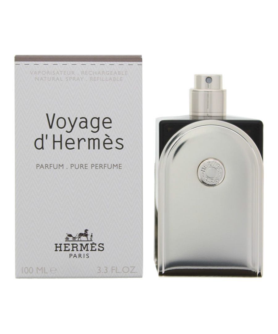 launched in 2012 Voyage d'Hermes Parfum by Hermès is a Woody Floral Musk fragrance for both Women and Men