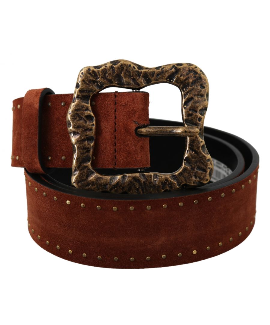Dolce & ; Gabbana Belt Gorgeous brand new with tags, 100% Authentic Dolce & ; Gabbana Belt Material : Leather suede Color : Brown with gold studs Buckle : Gold metal Gender : Women Made in Italy