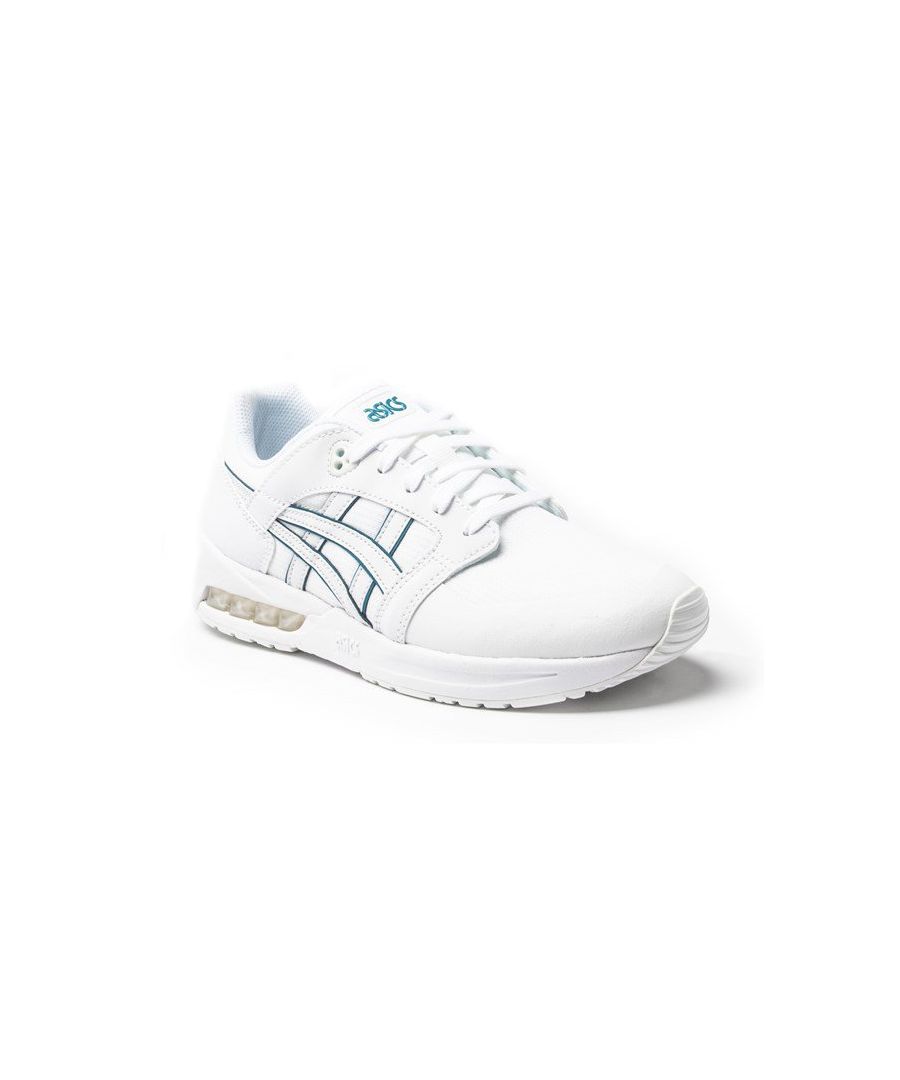 Designed in a running silhouette, the Asics Gel Saga was first introduced in 1990 and soon became one of the most popular vintage-inspired running models from the brands performance collection. \n The Asics Gel-Saga SOU offers maximum comfort and style with a clean cut design constructed with a textile upper with synthetic overlays for additional support\n The Gel-Saga Sou remains authentic to the brand providing advanced gel cushioning technology which is visible in the lateral heel ensuring optimal comfort and the best in visual appeal.\n - Textile upper\n - Synthetic leather overlays\n - Great for the gym & everyday wear\n - Visible GEL technology to the midsole\n - Padded heel and ankle collar\n - Asics branding throughout