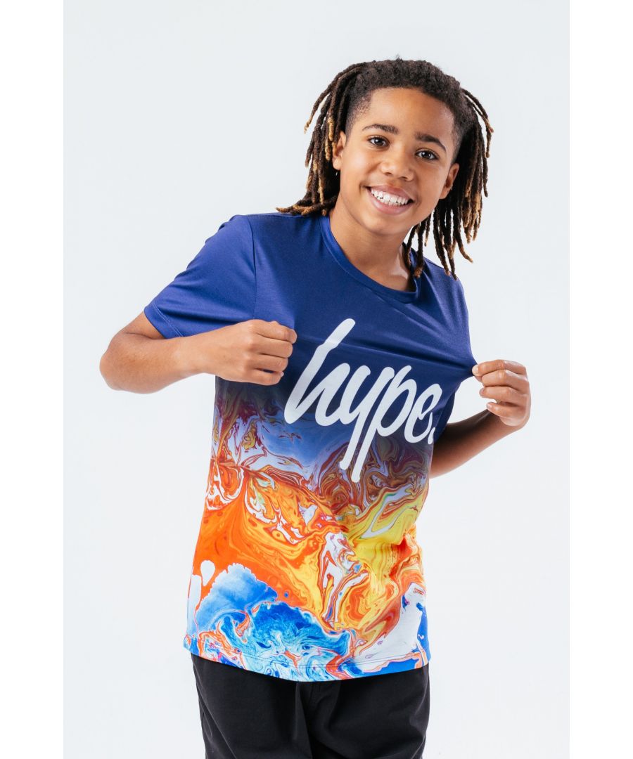 Image for Hype Marble Fade Kids T-Shirt