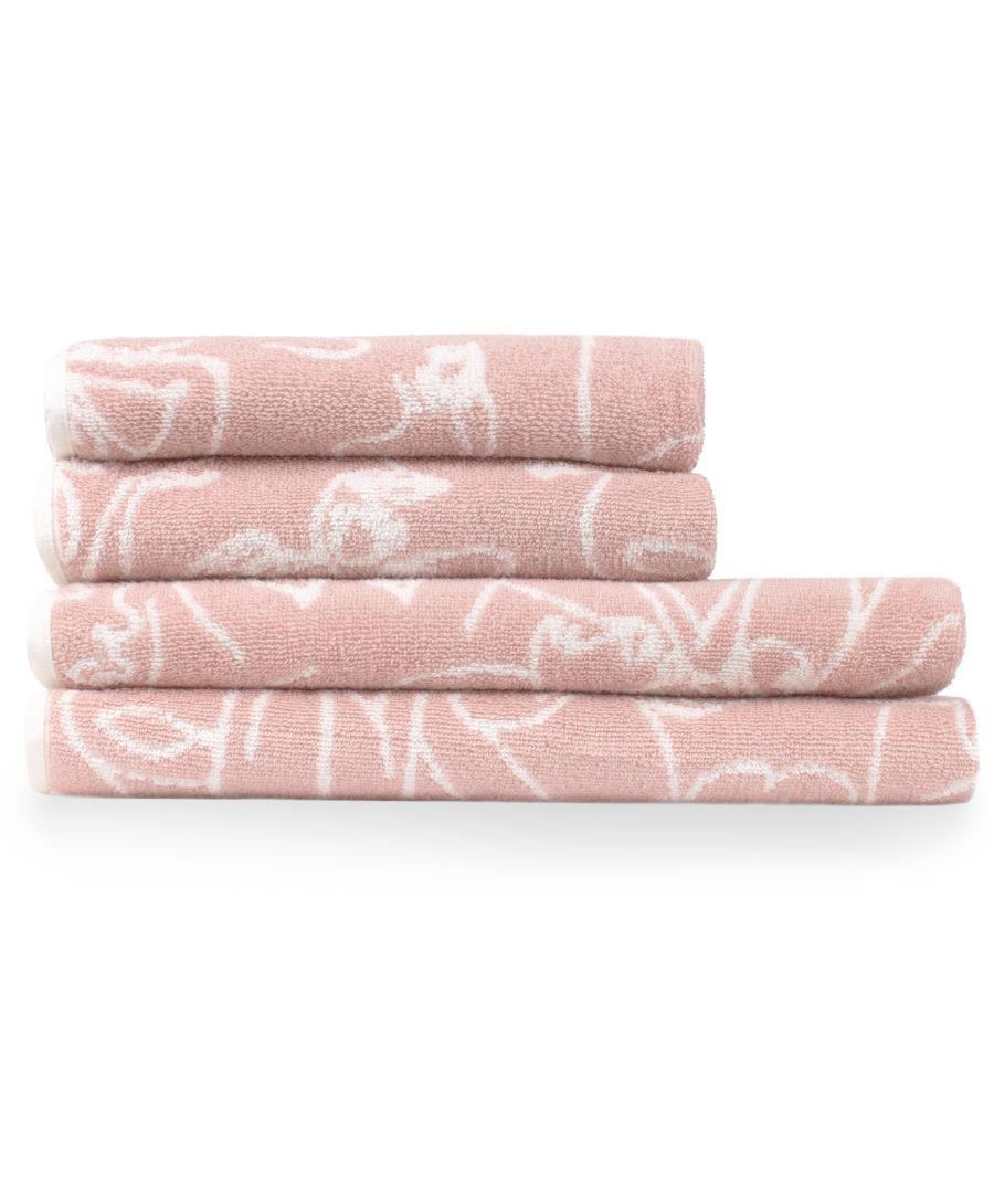 Celebrate women empowerment and body positivity with this stylish and tonal abstract Everybody 4-piece towel bale, featuring tonal designs of the female form. With its 100% Turkish cotton detailing, these towel are the perfect addition to any home! This product is certified by OEKO-TEX® showing it has been sustainably made.