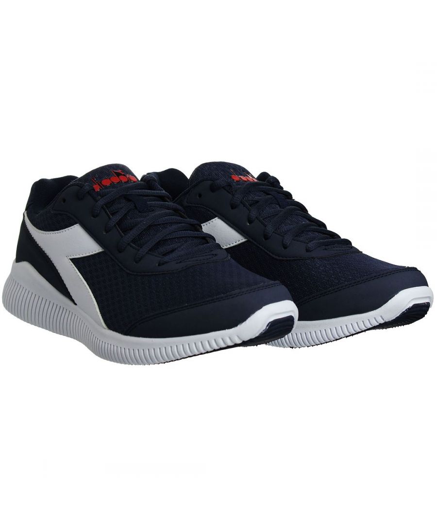 Diadora Eagle 3 Mens Navy Trainers - Blue - Size UK 9.5