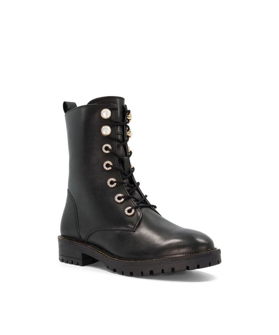 Dune Ladies PRIME Double Buckle Lace Up 