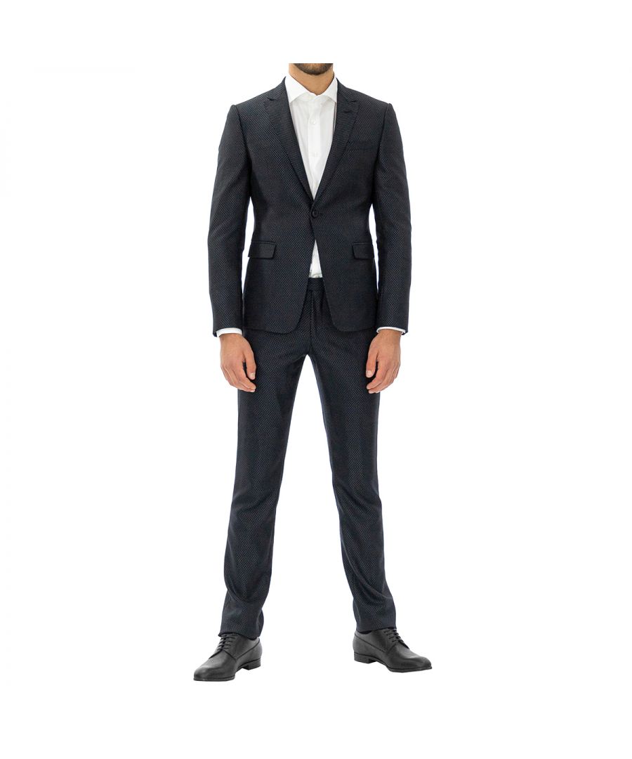 Image for Emporio Armani Men Suit  Ankle length Full sleeve Blue
