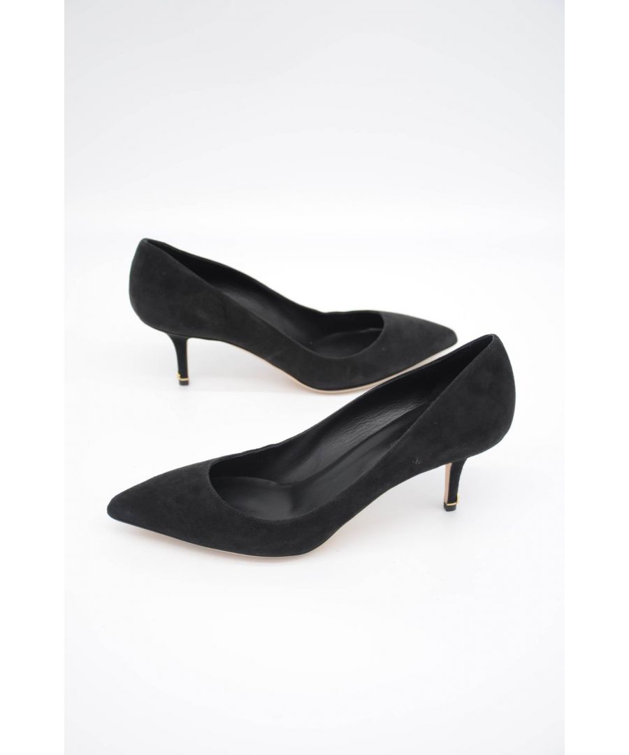 Image for Dolce & Gabbana Women Velvet Stiletto Shoes
