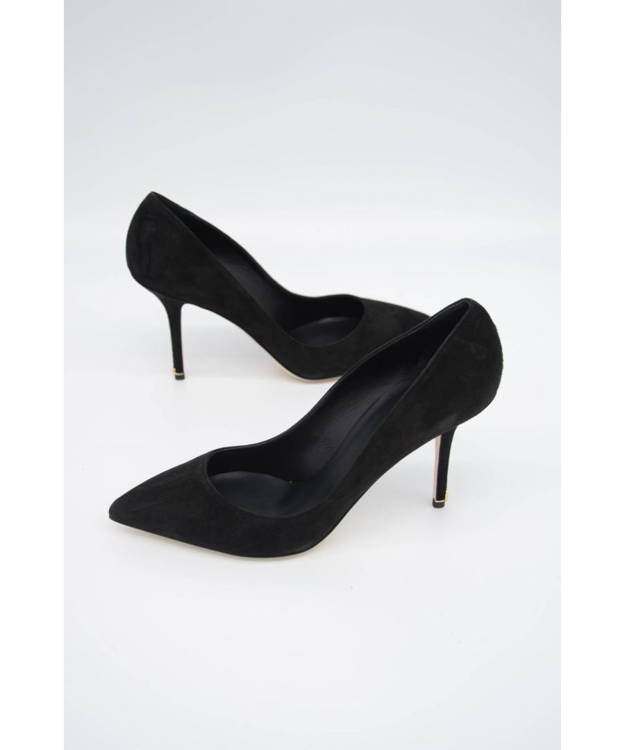 Image for Dolce & Gabbana Women Stiletto Velvet Shoes