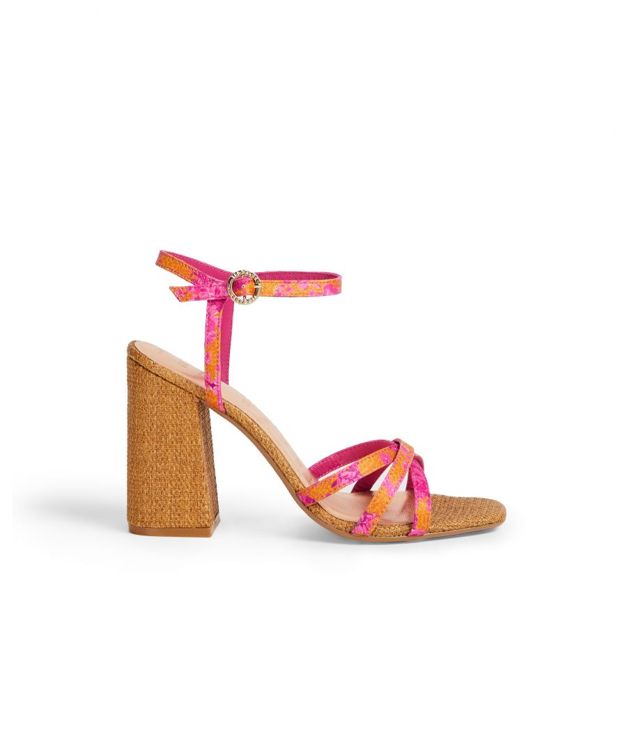 Image for Ted Baker Kasiras Metropolis Heeled Sandal, Pink