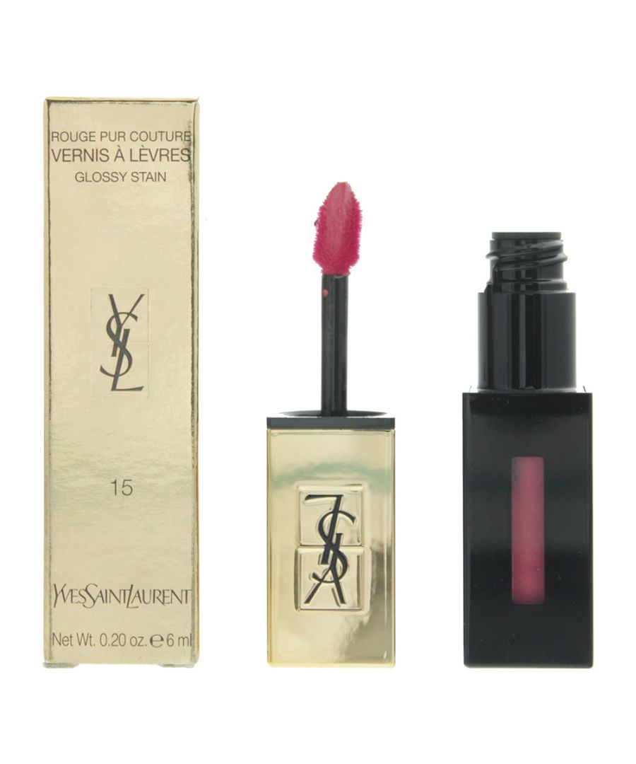 Image for Yves Saint Laurent Rouge pur Couture Lip Polish 15 Glazed Pink Lip Gloss 6ml