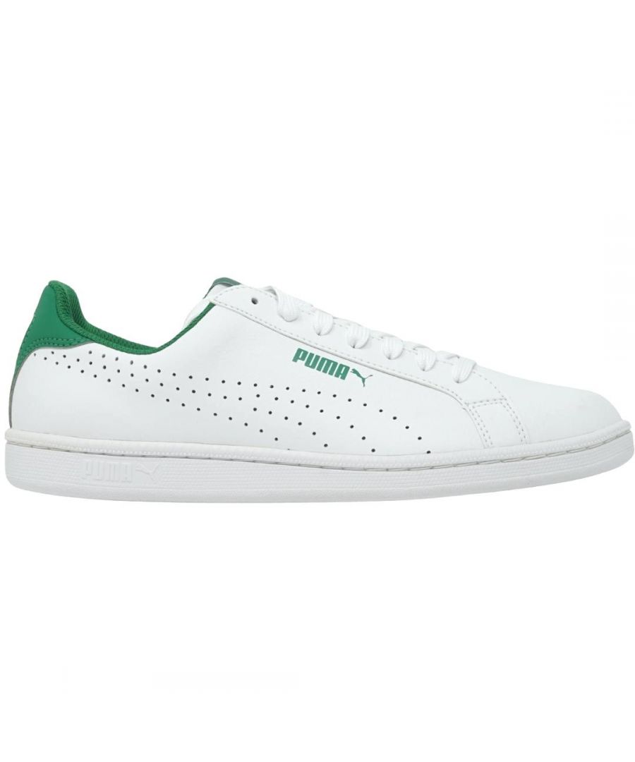 puma soft foam white trainers