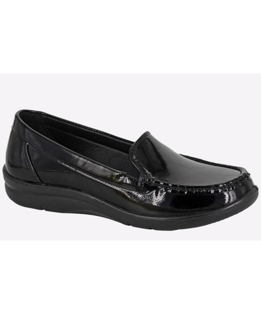 Boulevard Bordeaux Loafers Womens - Black - Size UK 7