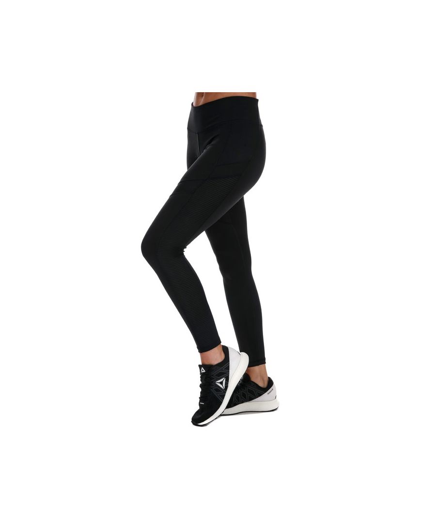 Image for Women's Reebok Workout Ready Mesh Tights in Black