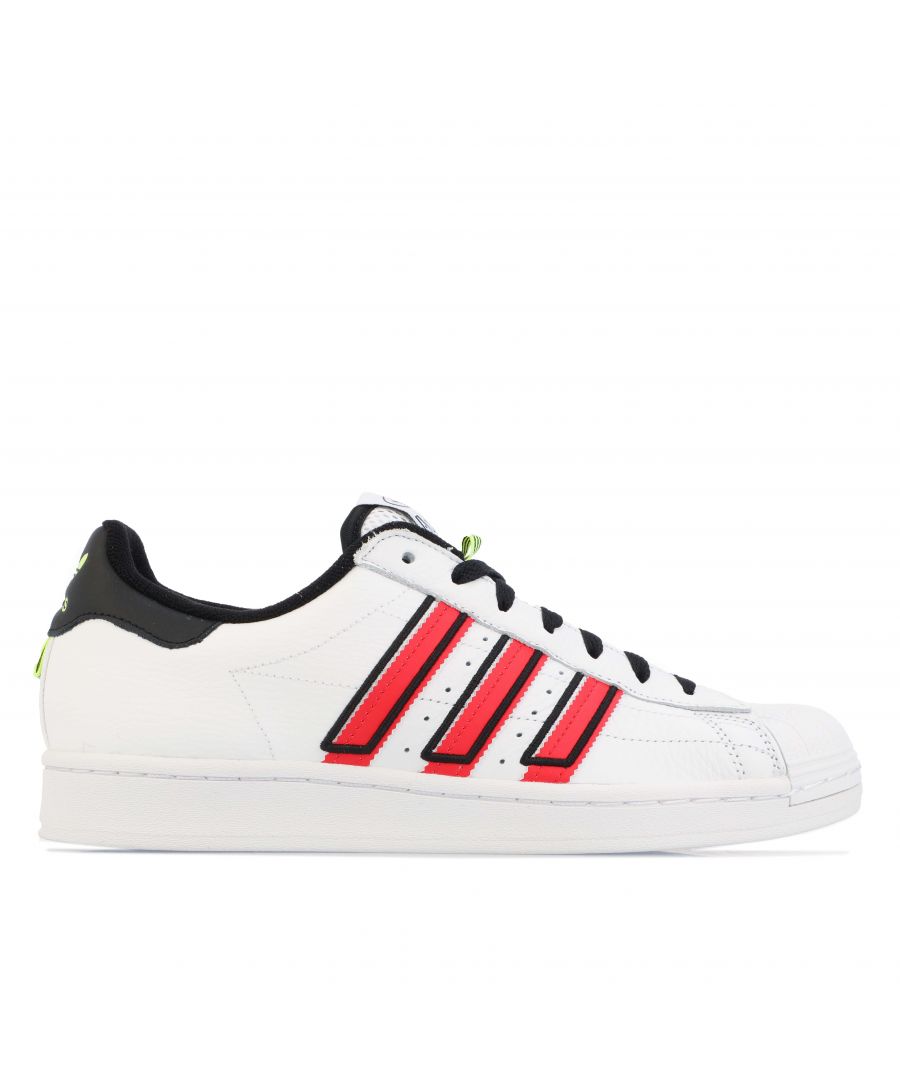 superstar red and black stripe