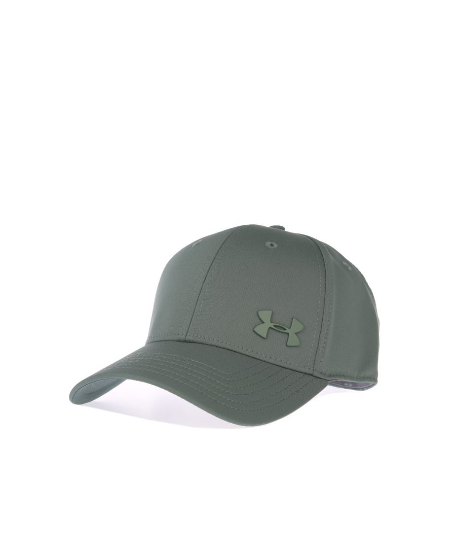 Mens Under Armour Storm Adj Cap in green.- Adjustable strap closure.- Panelled design.- Pre-curved brim.- UA Storm technology repels water without preventing your skin from breathing.- Built-in HeatGear® band to wick away sweat keep cool and dry.- UA branding to front.- Perforations to centre.- 100% Polyester. Machine washable.- Ref: 1325268370