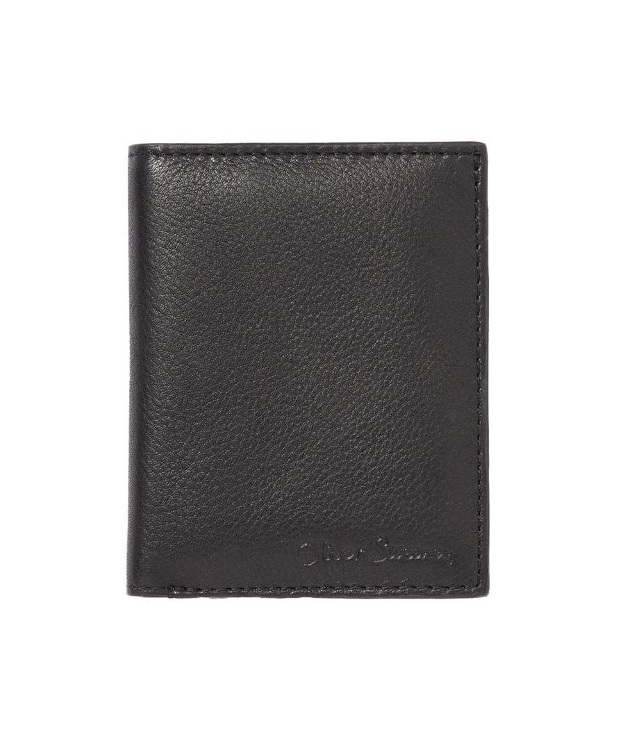 De Ayre card and cash lederen portemonnee van ontwerper Oliver Sweeney is een must-have luxe accessoire voor de moderne gentleman. Met zes kaartsleuven. opmerking sectie. afgewerkt met een kenmerkend logo. Een keurige aanwinst verpakt in een merkgeschenkdoos.