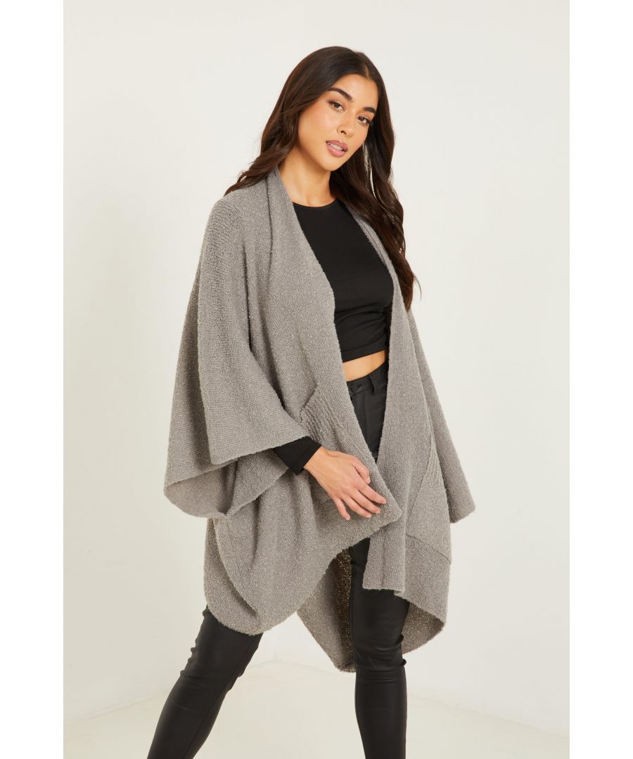 Image for Grey Cape with Pockets