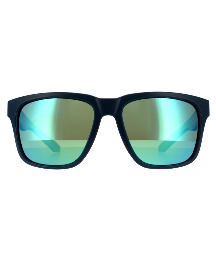 Dragon Square Mens Matte Navy Lumalens Deep Green Ion Polarized Sunglasses Mariner X are square shaped made from lightweight acetate. The Dragon logo features on the temples for brand authenticity.