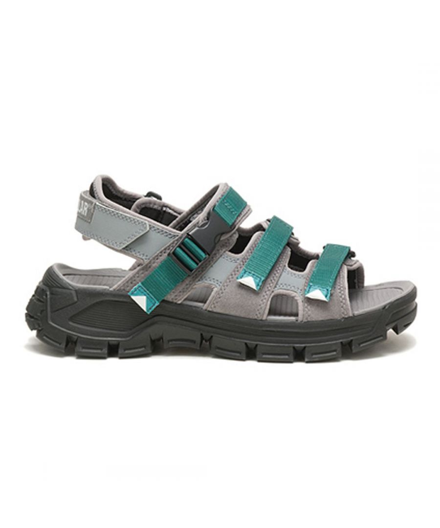 Features:\n- Soft fabric lining\n- Soft EVA foam footbed for longwearing comfort\n- Cement Construction\n\nCaterpillar Progressor Buckle Sandals is the perfect product to reach your fashion goals. Complete your order with other related Sandals products and enjoy your life like never before. We provide a wide choice from Caterpillar who is renowned in the highest quality materials, they never fail to deliver.