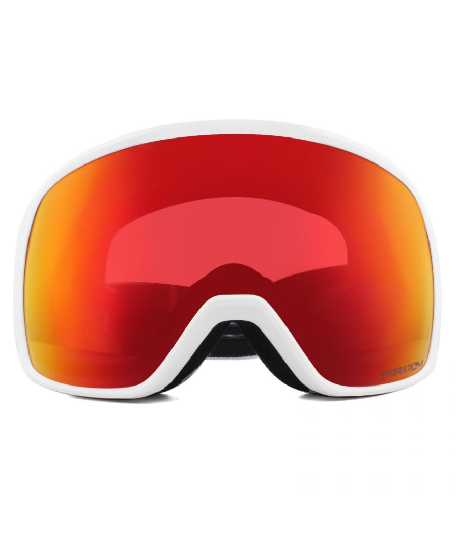Image for Oakley Ski Goggles Flight Tracker XS OO7106-13 Matte White Prizm Snow Torch Iridium