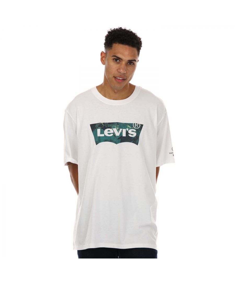 Levi's B&T T-shirt met relaxte pasvorm voor heren, wit