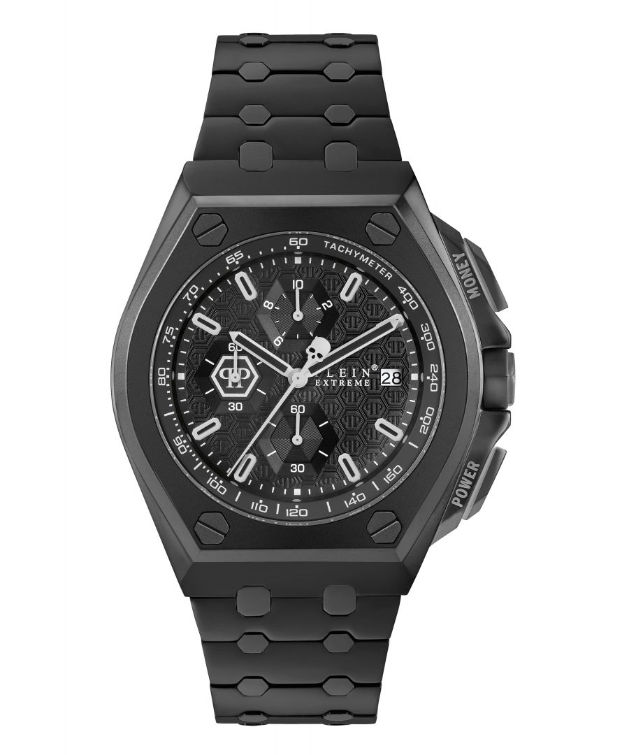 Philipp Plein Extreme Mens Black Watch PWGAA0821 Stainless Steel - One Size