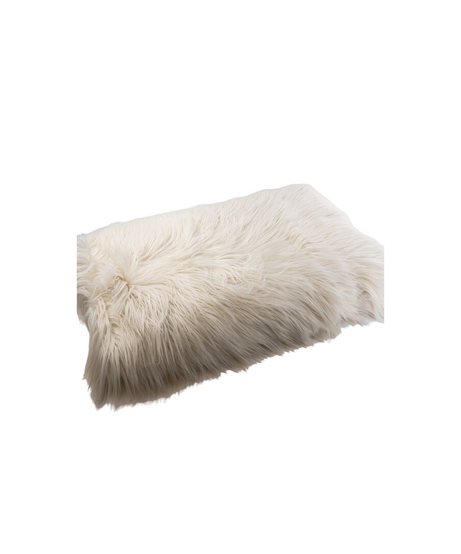 Image for White Fur Throw