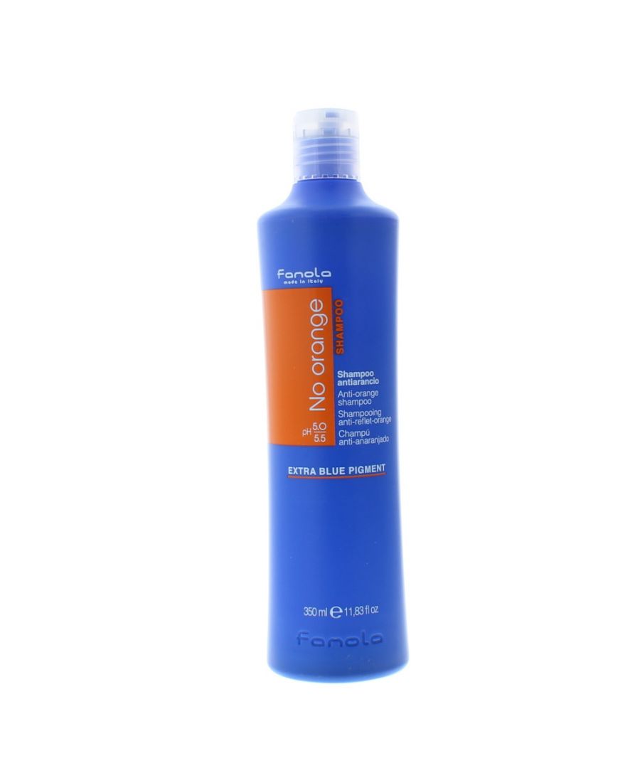 Fanolas No Orange range is formulated with a special highly concentrated blue pigment that neutralizes copperredorange reflections giving the hair a cool and bright reflection.