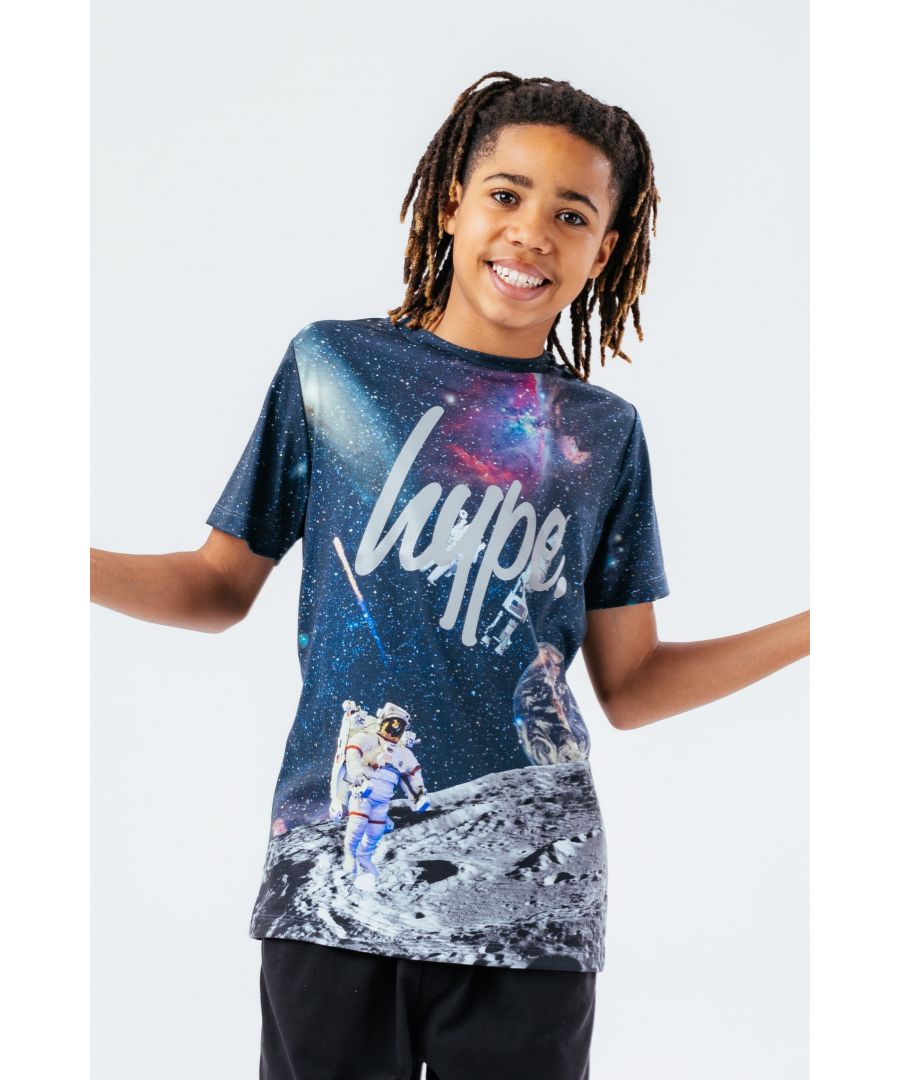 Image for Hype Moon Landing Kids T-Shirt