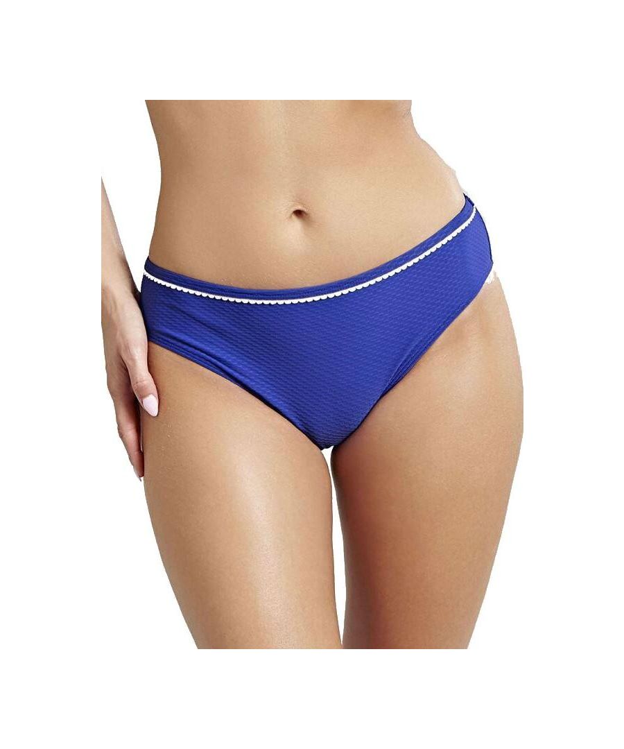 Panache Lingerie Womens SW1046 Anya Voyage Classic Bikini Brief - Blue - Size 20 UK