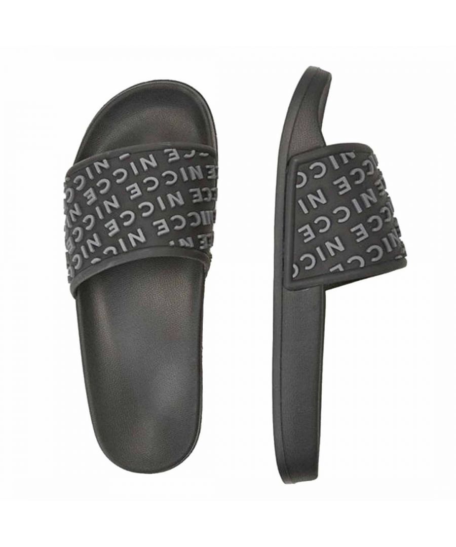 Nicce Nativo Slip-On Black Synthetic Mens Flip-Flops 211_1_21_04_0352