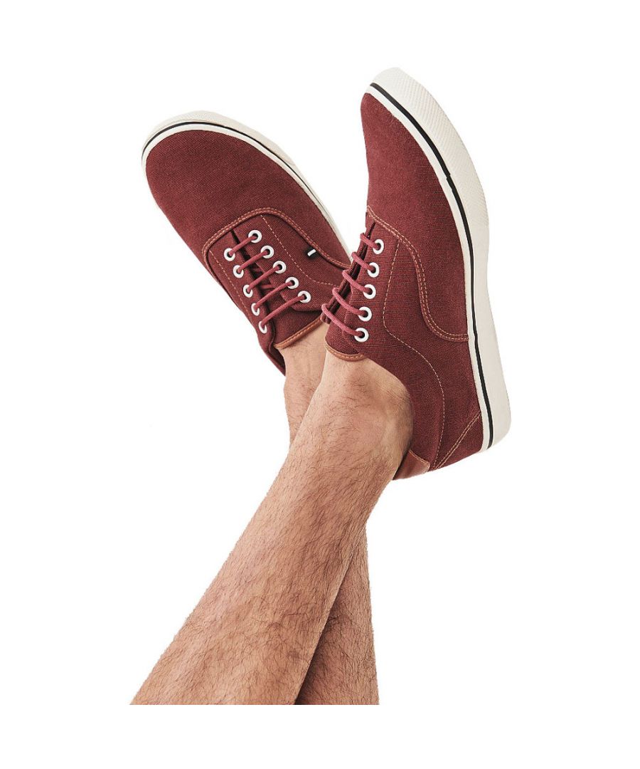 Image for Crew Clothing Mens Padstow Cotton Canvas Casual Trainers