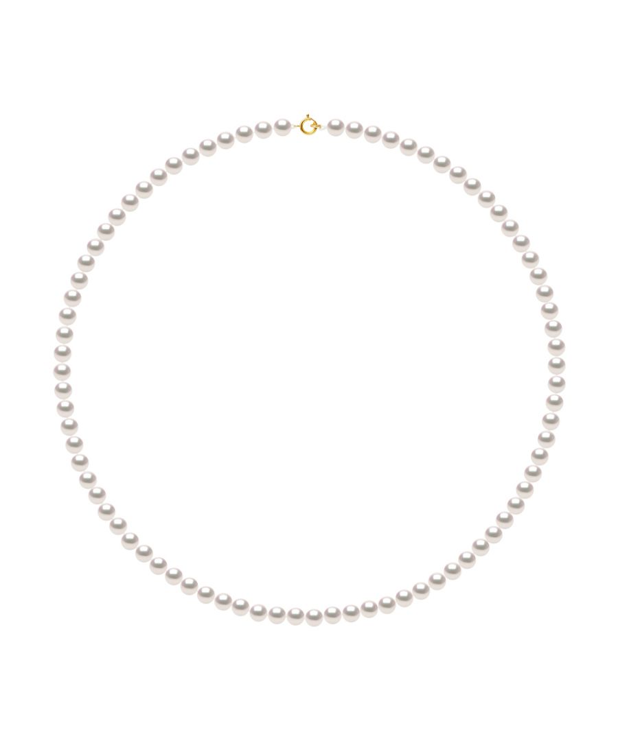 Image for DIADEMA - Necklace - Real Japanese Akoya Cultured Pearl - Yellow Gold