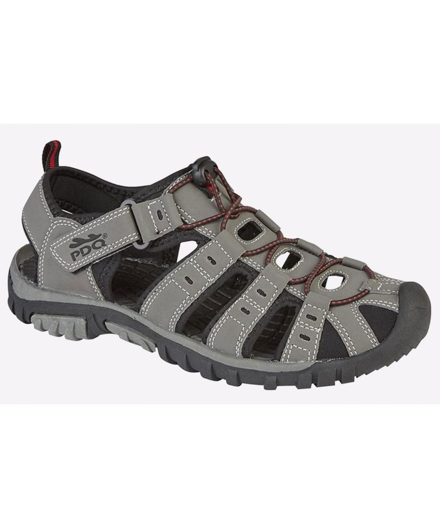 PDQ Romper Trail Sandal Mens - Grey - Size UK 11